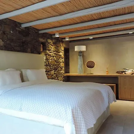 Elegant Mykonos White Satin Private Gym 4 Bedrooms Sea View Villa *